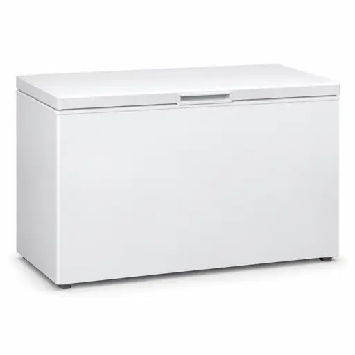 Ilustración genérica de freezer horizontal; no representa el modelo exacto.